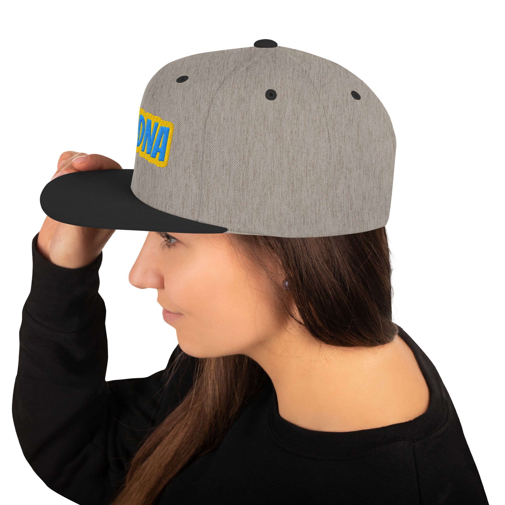 Cappello Ricamatato Visiera Piatta Modna