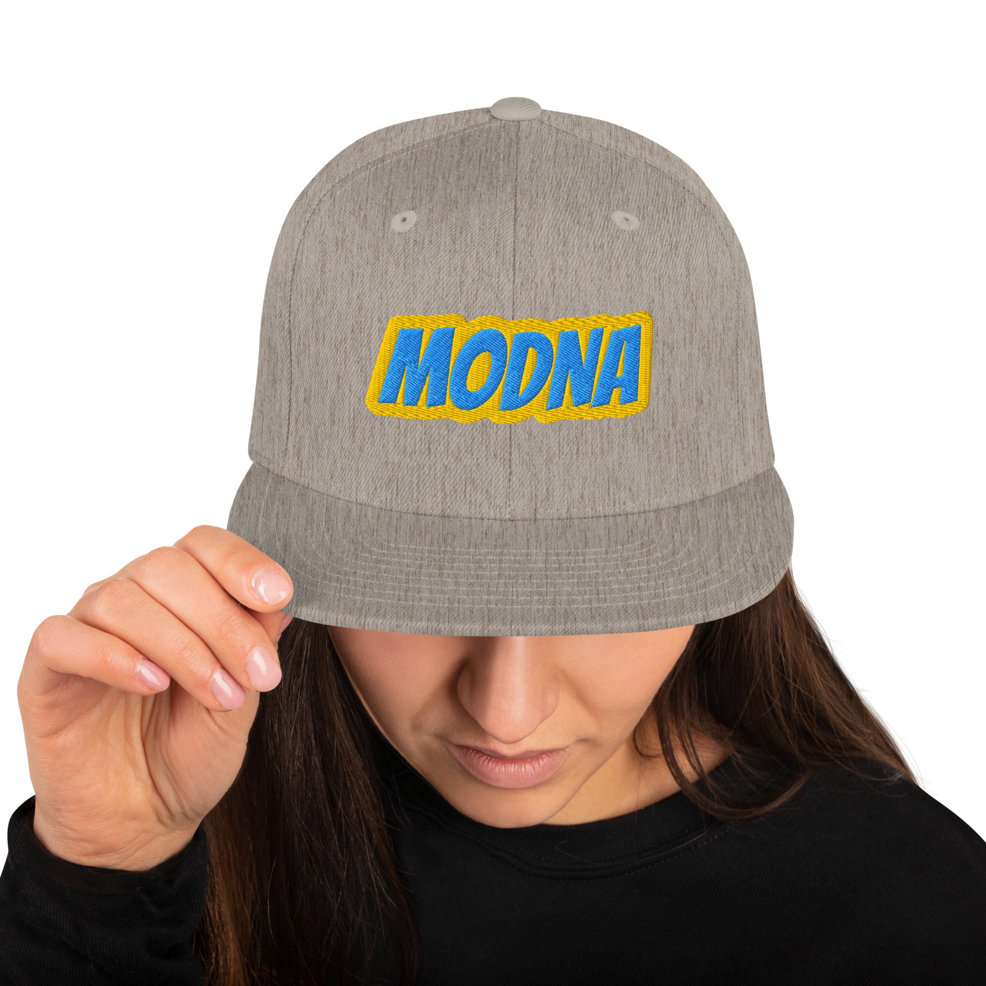 Cappello Ricamatato Visiera Piatta Modna