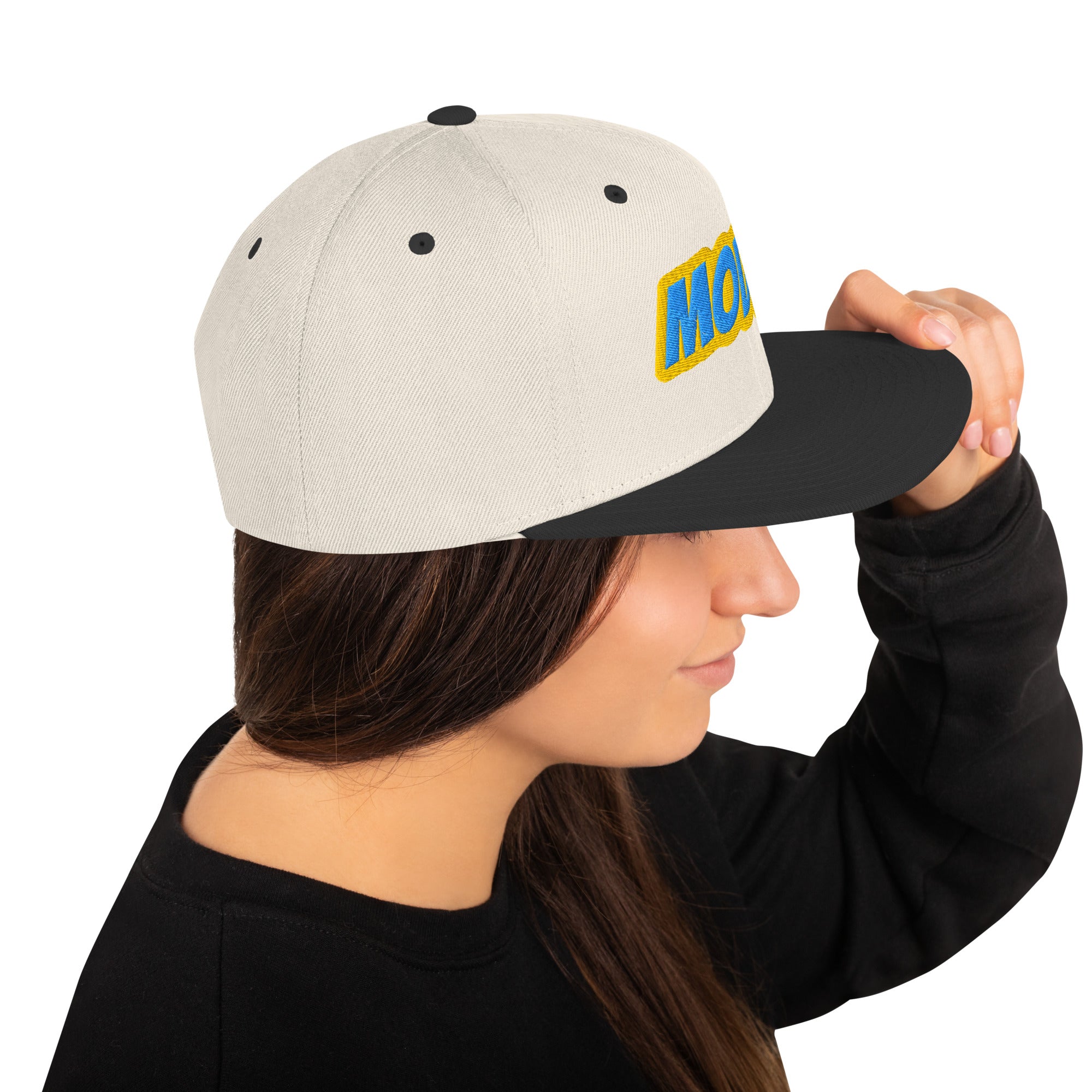 Cappello Ricamatato Visiera Piatta Modna
