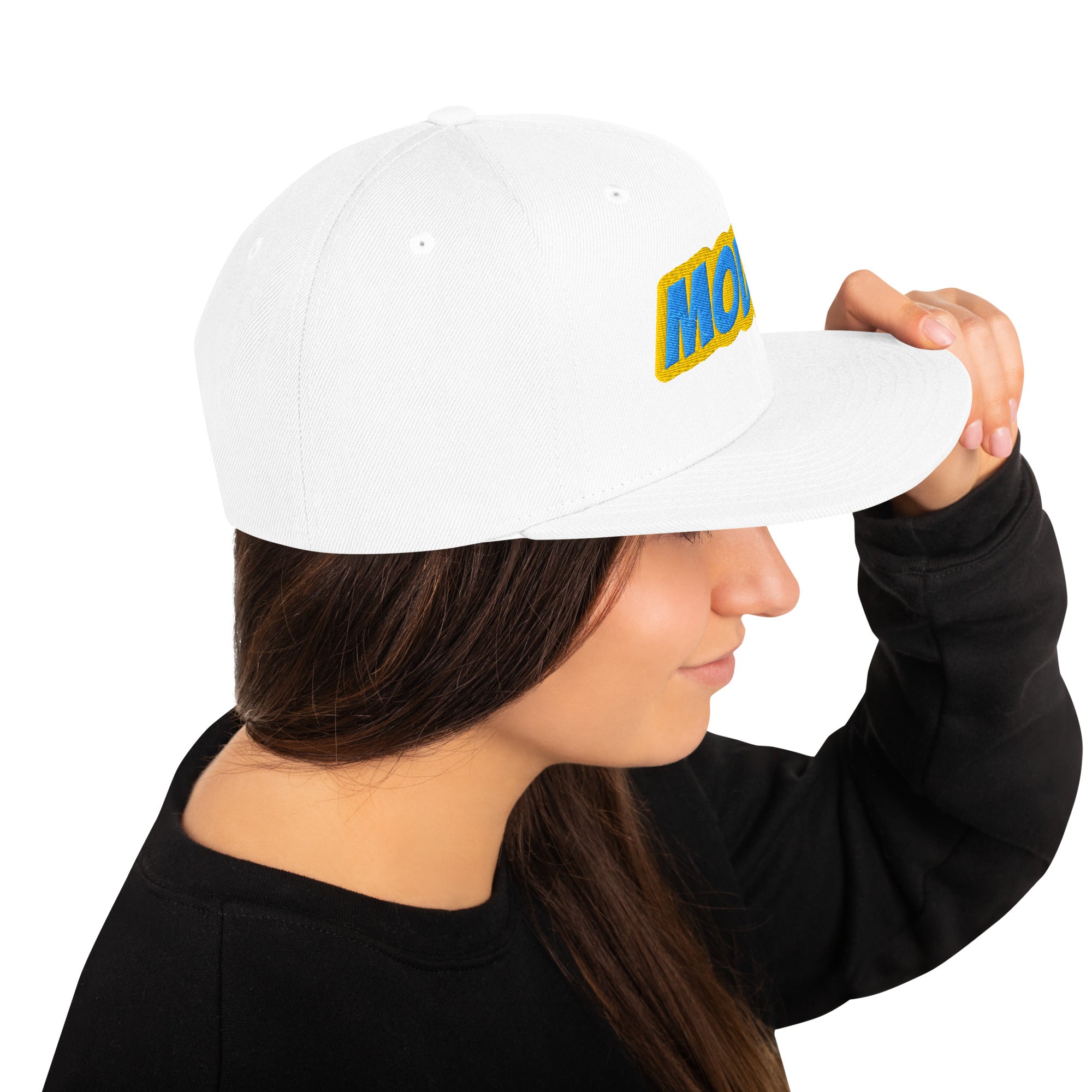 Cappello Ricamatato Visiera Piatta Modna