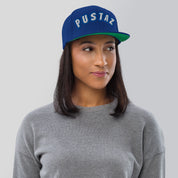 Cappello Ricamatato Visiera Piatta Pustaz