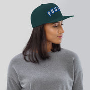 Cappello Ricamatato Visiera Piatta Pustaz