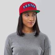 Cappello Ricamatato Visiera Piatta Pustaz