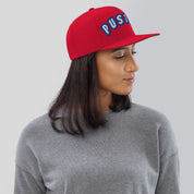Cappello Ricamatato Visiera Piatta Pustaz