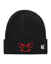 Cappello a Maglia in RPET Riciclato – Morbido e Caldo – Linea Sostenibile Naturaleine – Design Ricamato Monster Face-Biiply