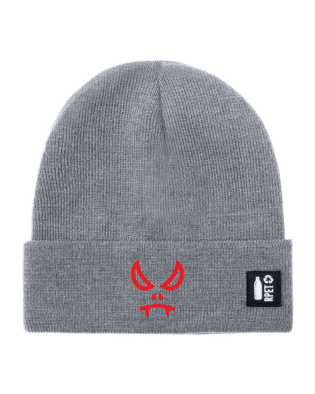 Cappello a Maglia in RPET Riciclato – Morbido e Caldo – Linea Sostenibile Naturaleine – Design Ricamato Vampiro-Biiply