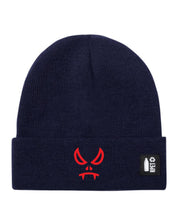 Cappello a Maglia in RPET Riciclato – Morbido e Caldo – Linea Sostenibile Naturaleine – Design Ricamato Vampiro-Biiply