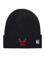 Cappello a Maglia in RPET Riciclato – Morbido e Caldo – Linea Sostenibile Naturaleine – Design Ricamato Vampiro