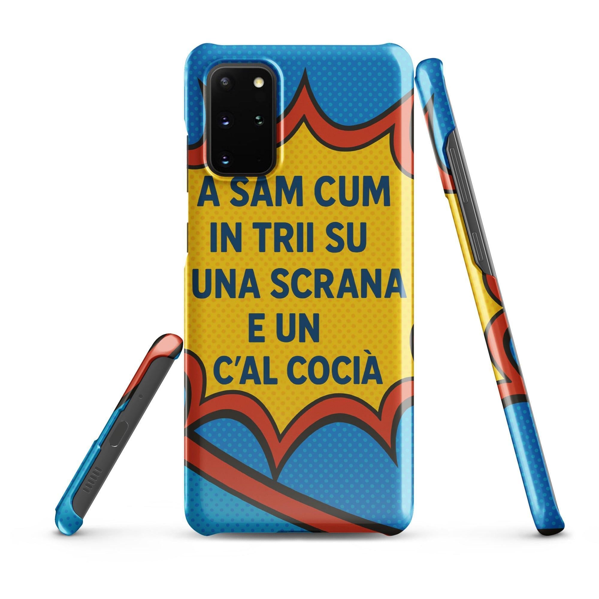 Cover Resistente e Sottile Samsung - Compatibile con Ricarica Wireless - A Sam Cum