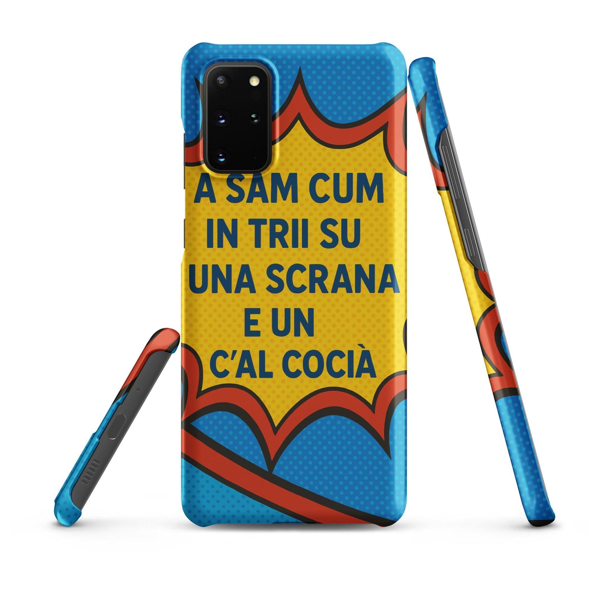 Cover Resistente e Sottile Samsung - Compatibile con Ricarica Wireless - A Sam Cum