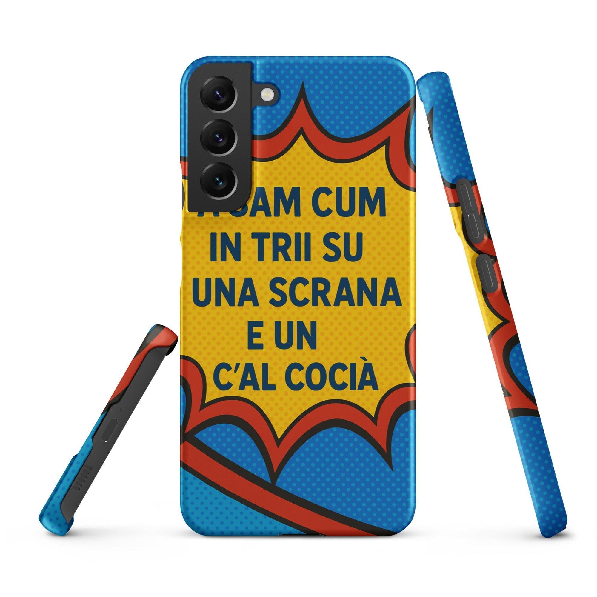 Cover Resistente e Sottile Samsung - Compatibile con Ricarica Wireless - A Sam Cum