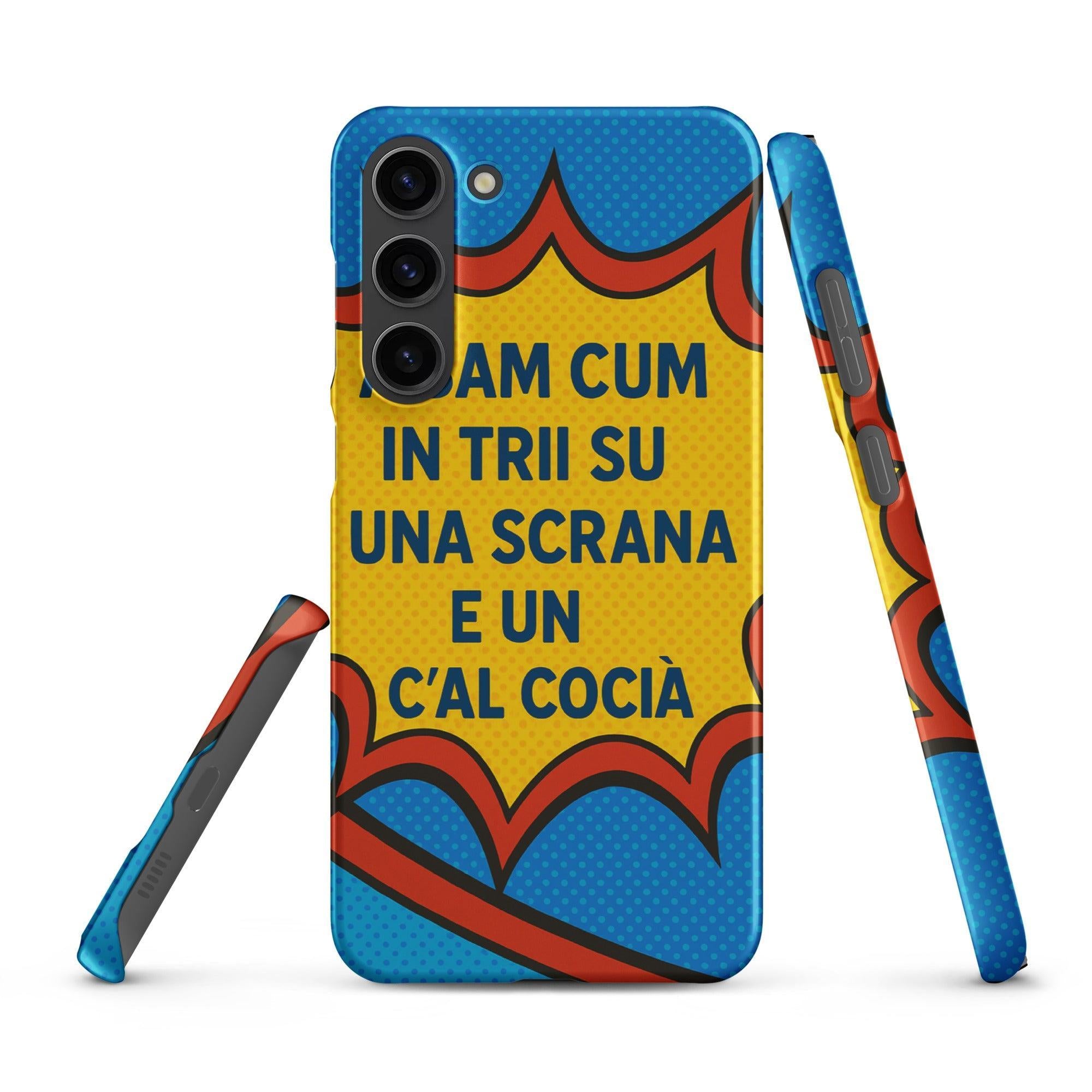 Cover Resistente e Sottile Samsung - Compatibile con Ricarica Wireless - A Sam Cum