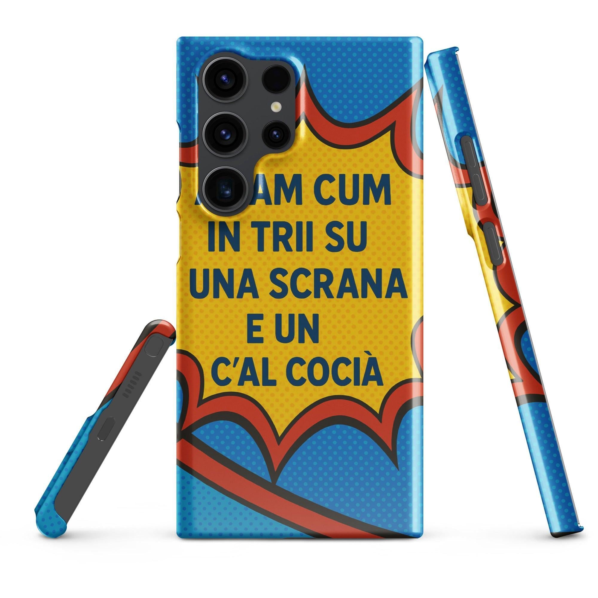 Cover Resistente e Sottile Samsung - Compatibile con Ricarica Wireless - A Sam Cum