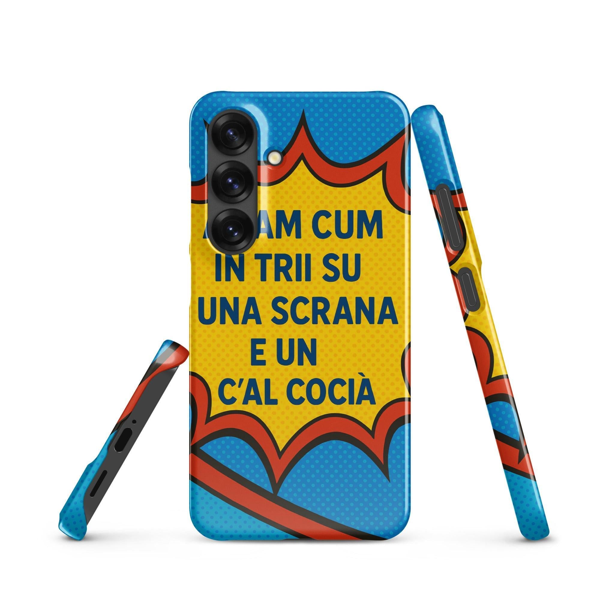 Cover Resistente e Sottile Samsung - Compatibile con Ricarica Wireless - A Sam Cum