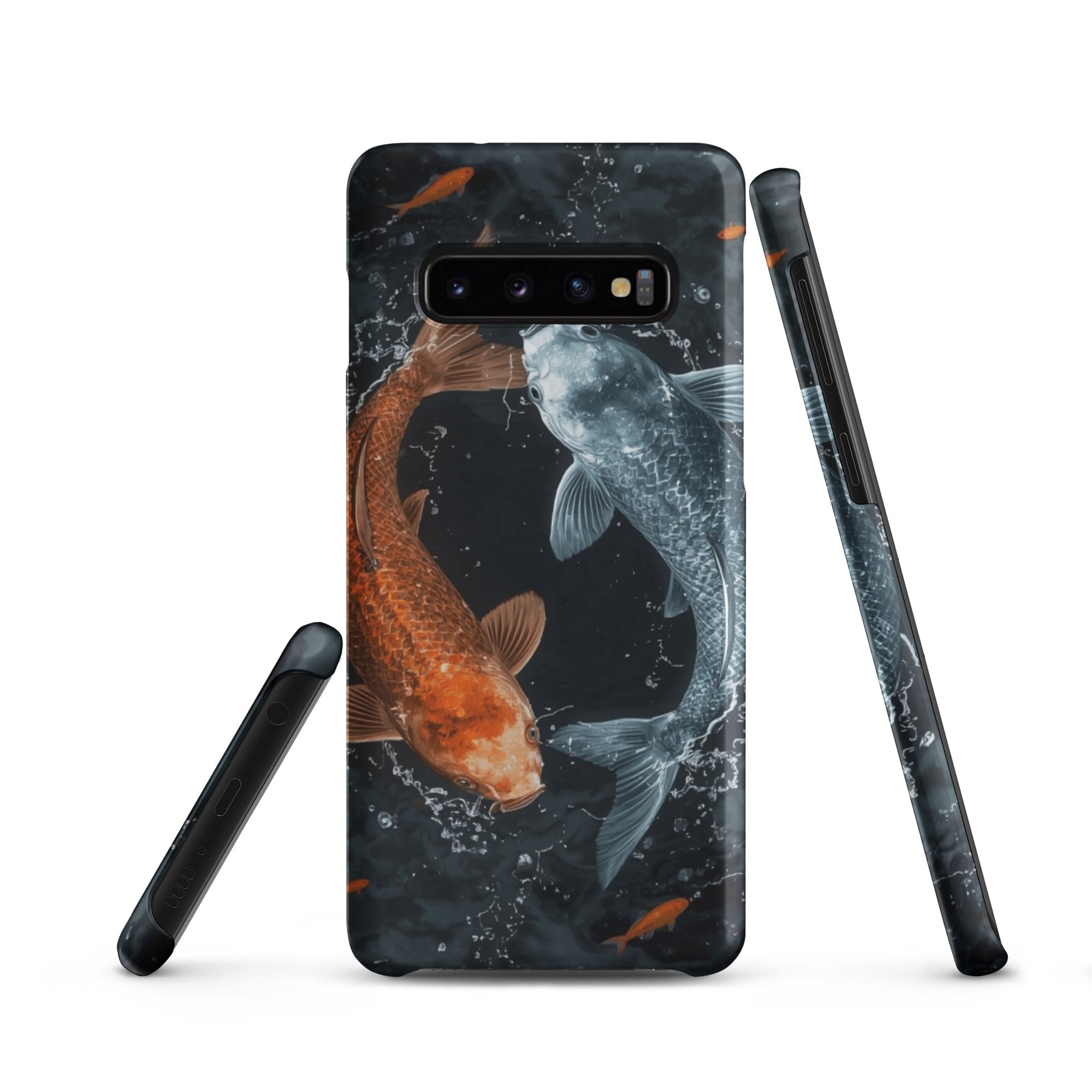 Cover Resistente e Sottile Samsung - Compatibile con Ricarica Wireless - Pesci Ying e Yang