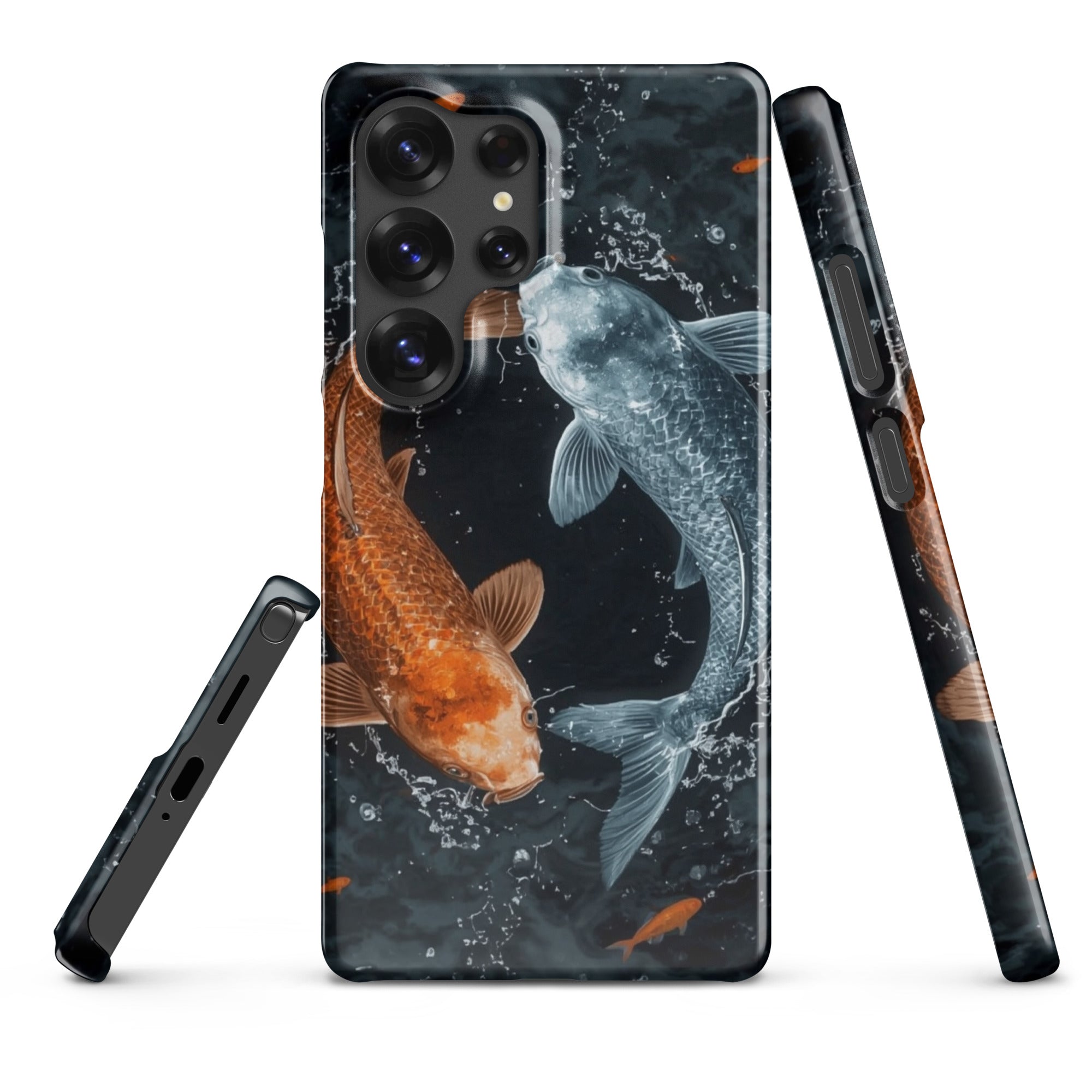Cover Resistente e Sottile Samsung - Compatibile con Ricarica Wireless - Pesci Ying e Yang