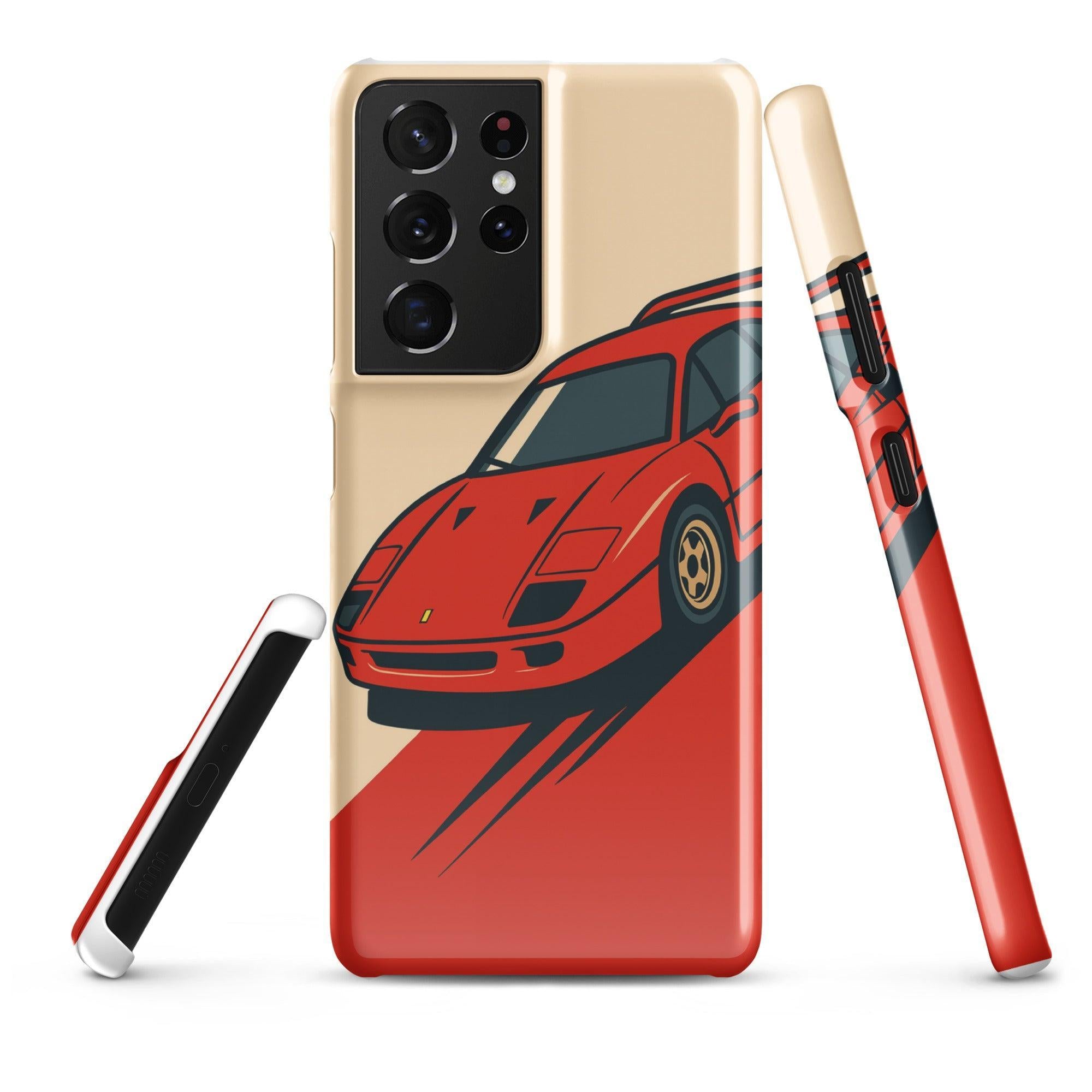 Cover Bianca Samsung® Testa Rossa