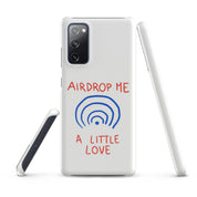 Cover Samsung Resistente – Compatibile con Ricarica Wireless – Design Airdrop Me-Biiply
