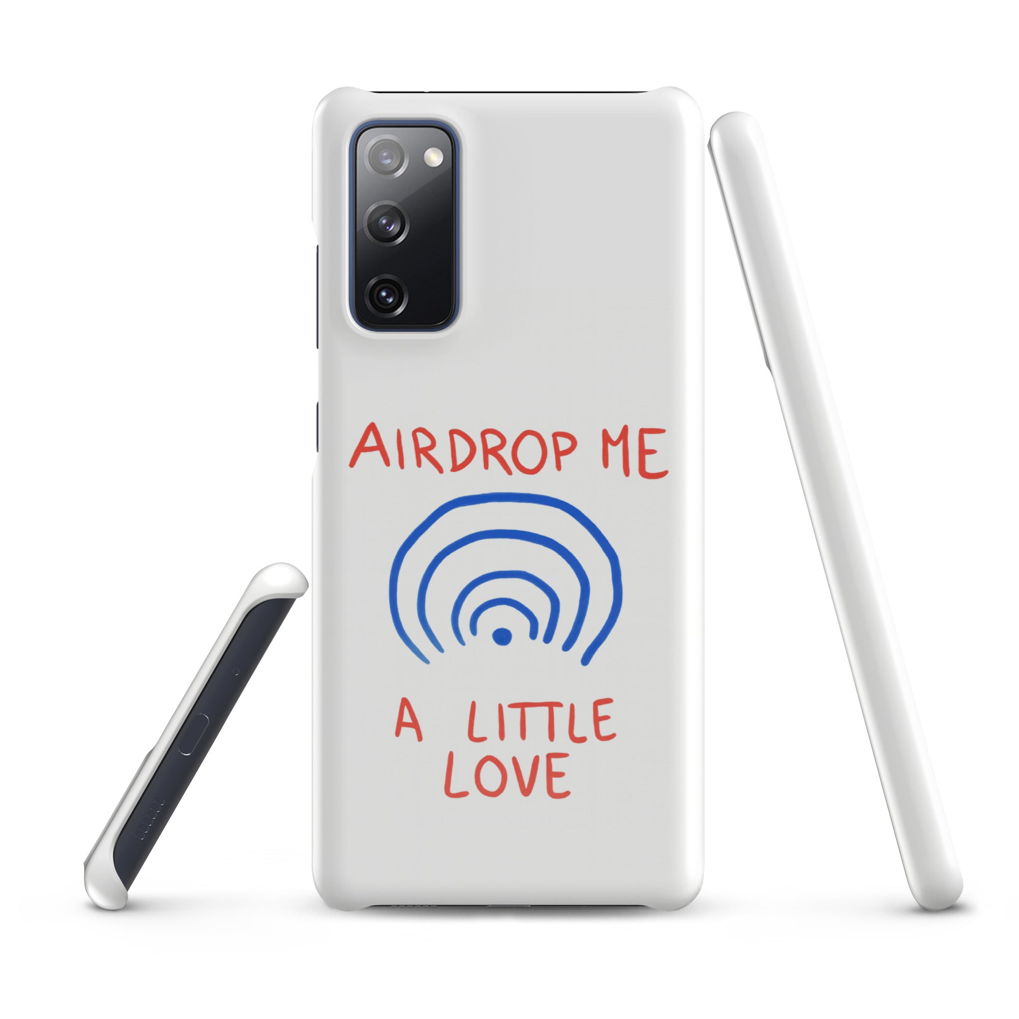 Cover Samsung Resistente – Compatibile con Ricarica Wireless – Design Airdrop Me-Biiply
