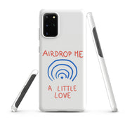 Cover Samsung Resistente – Compatibile con Ricarica Wireless – Design Airdrop Me-Biiply