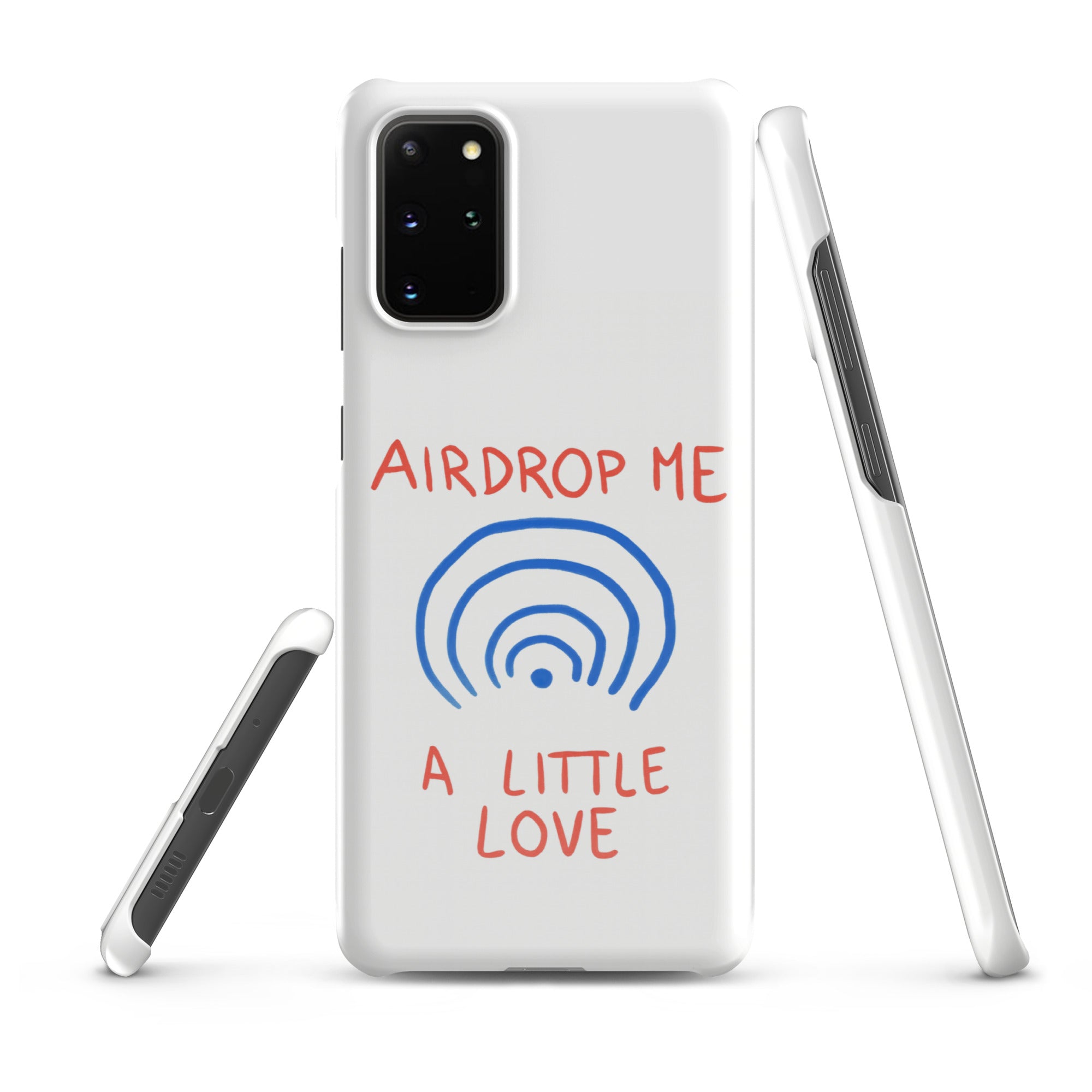 Cover Samsung Resistente – Compatibile con Ricarica Wireless – Design Airdrop Me-Biiply