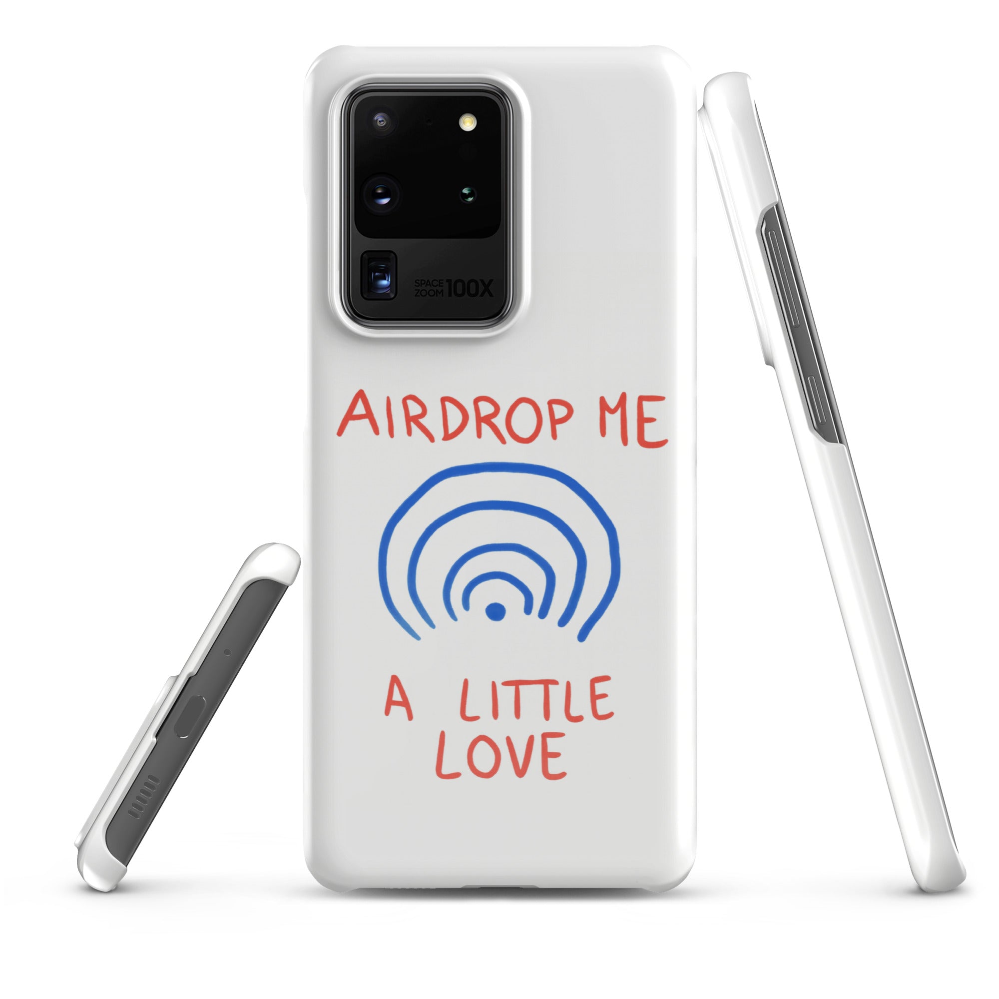 Cover Samsung Resistente – Compatibile con Ricarica Wireless – Design Airdrop Me-Biiply