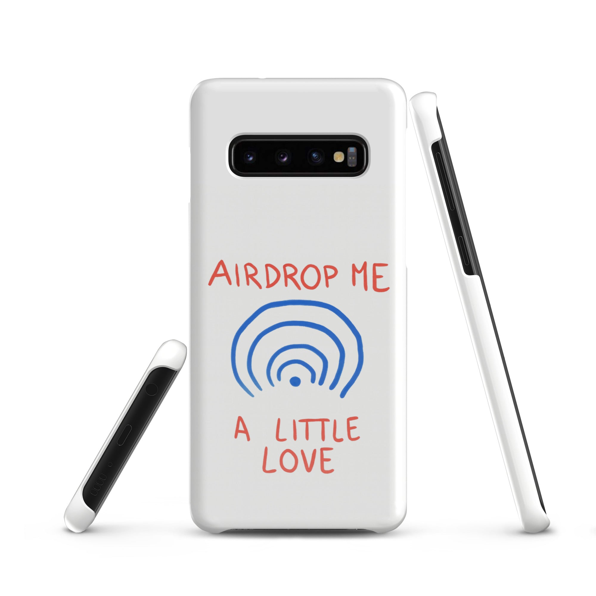 Cover Samsung Resistente – Compatibile con Ricarica Wireless – Design Airdrop Me-Biiply