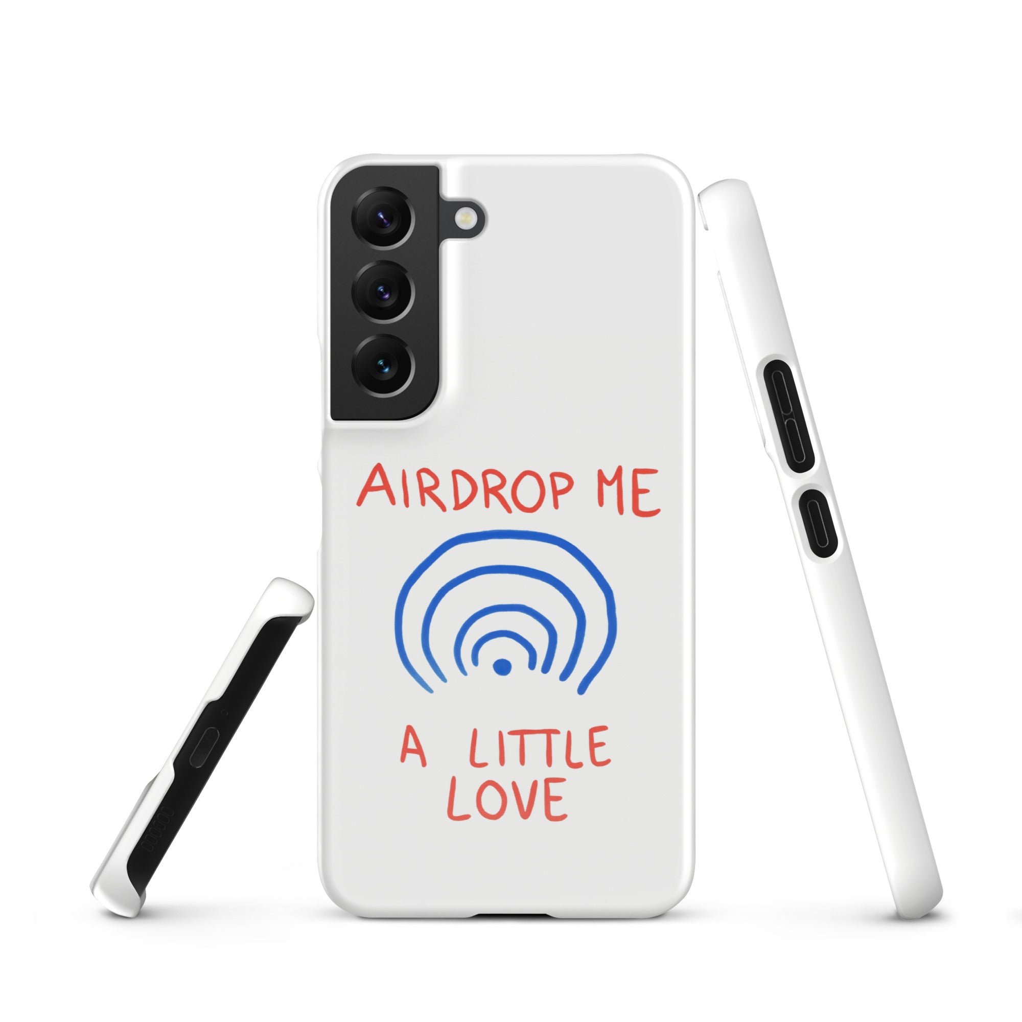 Cover Samsung Resistente – Compatibile con Ricarica Wireless – Design Airdrop Me-Biiply