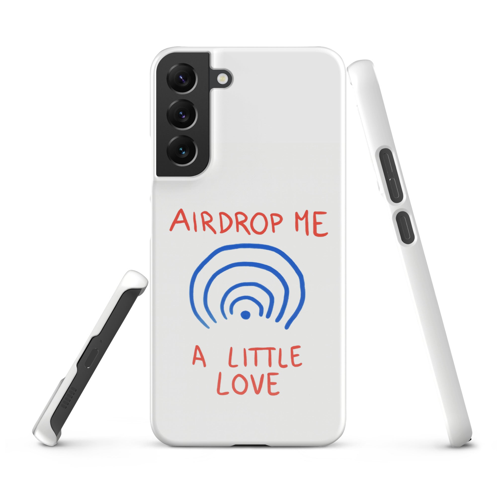 Cover Samsung Resistente – Compatibile con Ricarica Wireless – Design Airdrop Me-Biiply