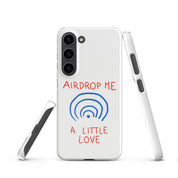 Cover Samsung Resistente – Compatibile con Ricarica Wireless – Design Airdrop Me-Biiply