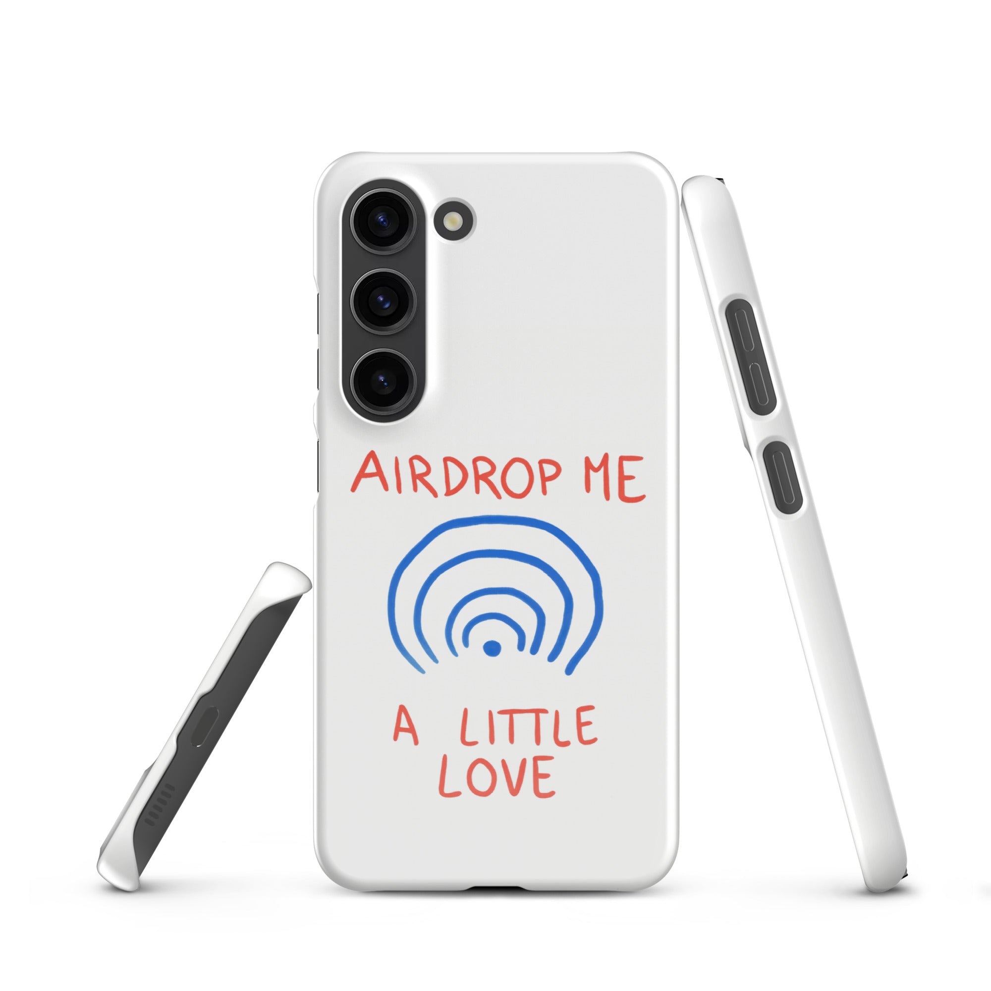 Cover Samsung Resistente – Compatibile con Ricarica Wireless – Design Airdrop Me-Biiply