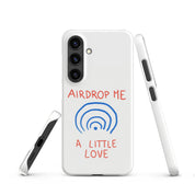 Cover Samsung Resistente – Compatibile con Ricarica Wireless – Design Airdrop Me-Biiply
