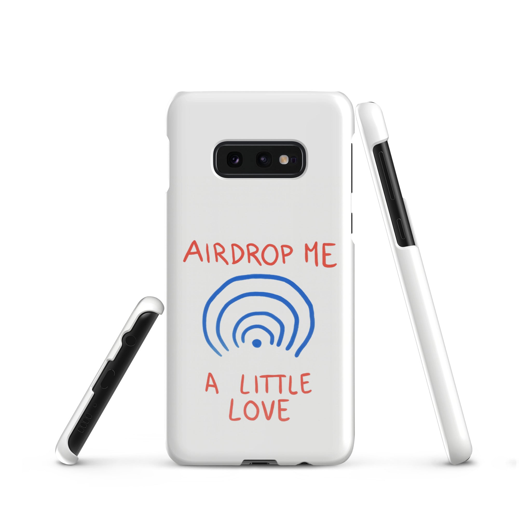 Cover Samsung Resistente – Compatibile con Ricarica Wireless – Design Airdrop Me-Biiply
