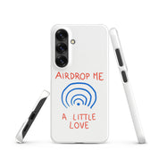Cover Samsung Resistente – Compatibile con Ricarica Wireless – Design Airdrop Me-Biiply