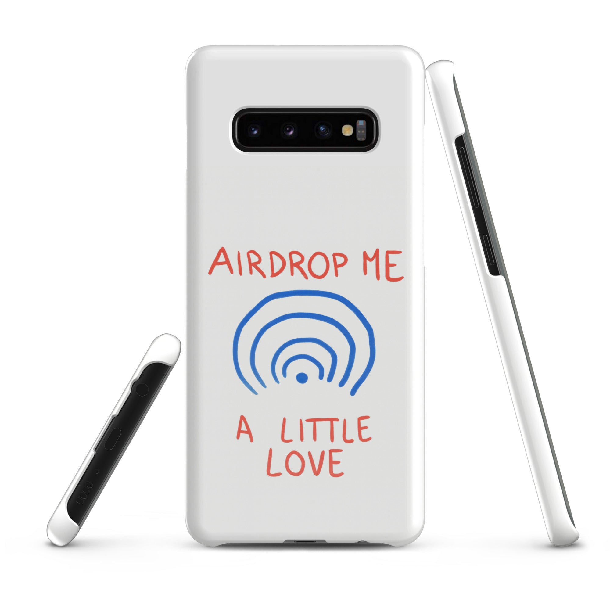 Cover Samsung Resistente – Compatibile con Ricarica Wireless – Design Airdrop Me-Biiply