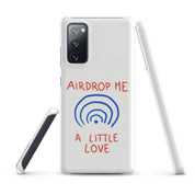 Cover Samsung Resistente – Compatibile con Ricarica Wireless – Design Airdrop Me-Biiply