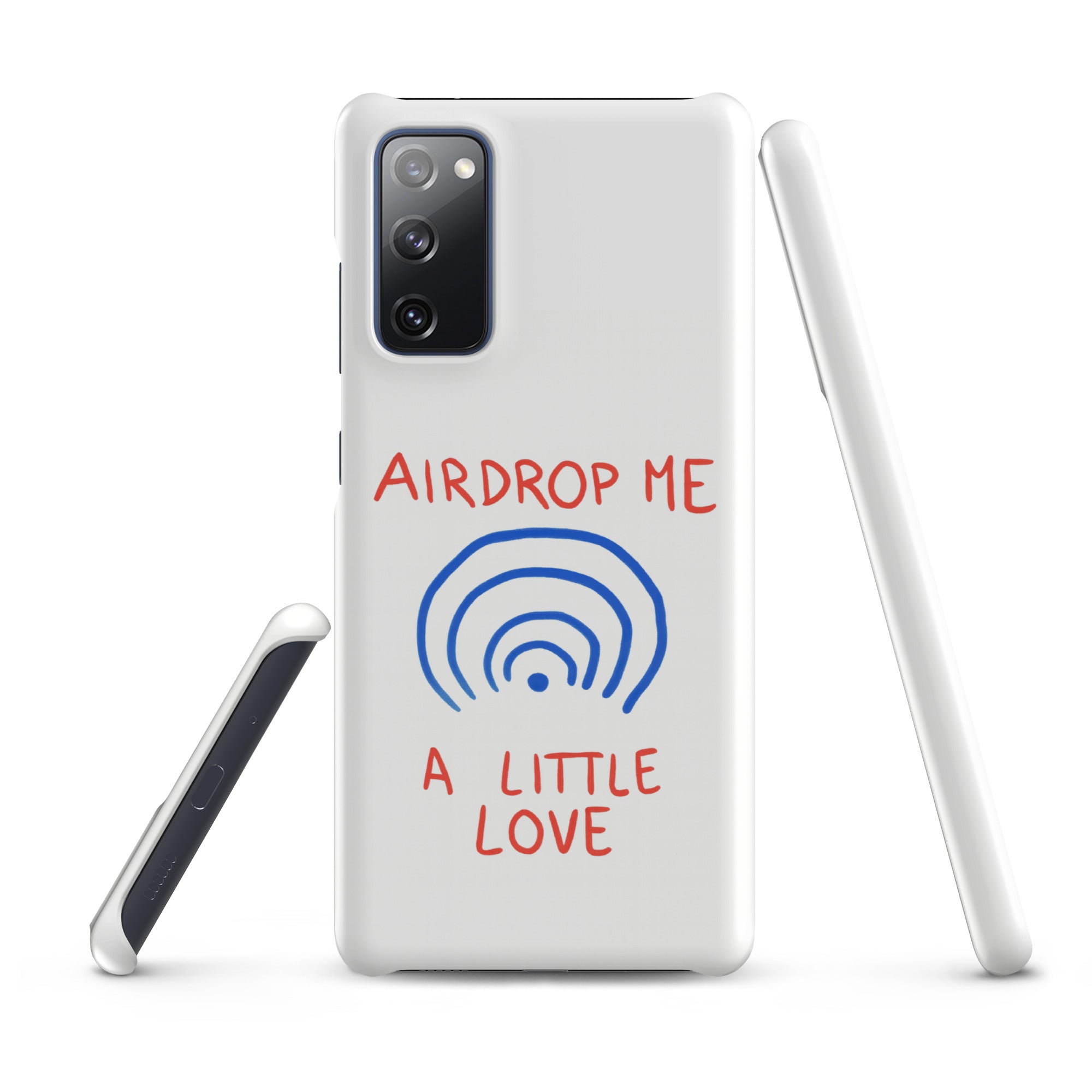 Cover Samsung Resistente – Compatibile con Ricarica Wireless – Design Airdrop Me-Biiply