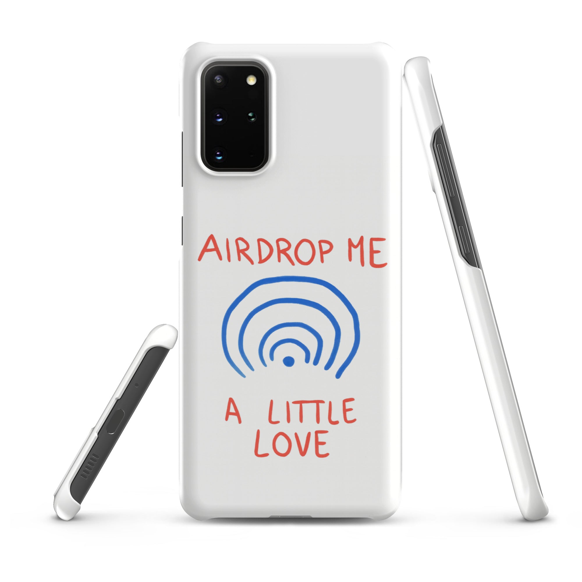 Cover Samsung Resistente – Compatibile con Ricarica Wireless – Design Airdrop Me-Biiply