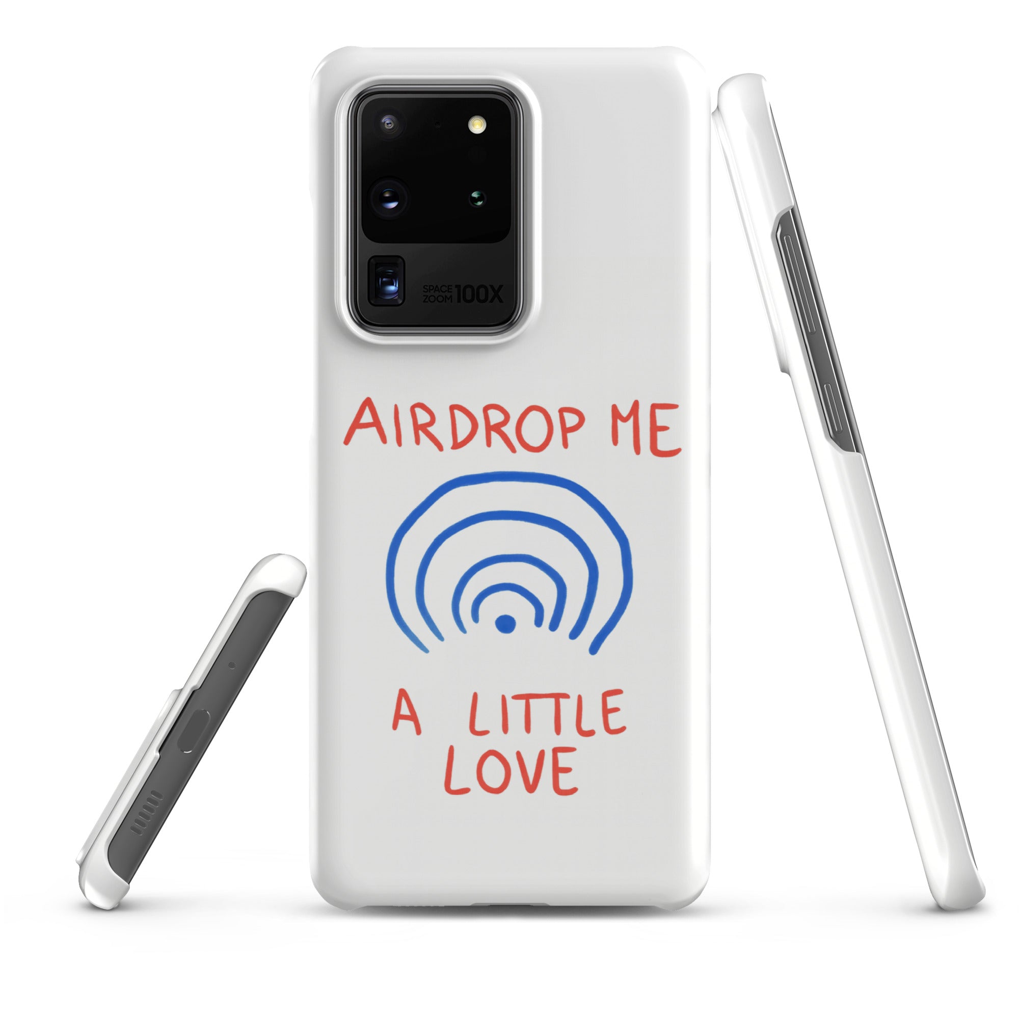 Cover Samsung Resistente – Compatibile con Ricarica Wireless – Design Airdrop Me-Biiply