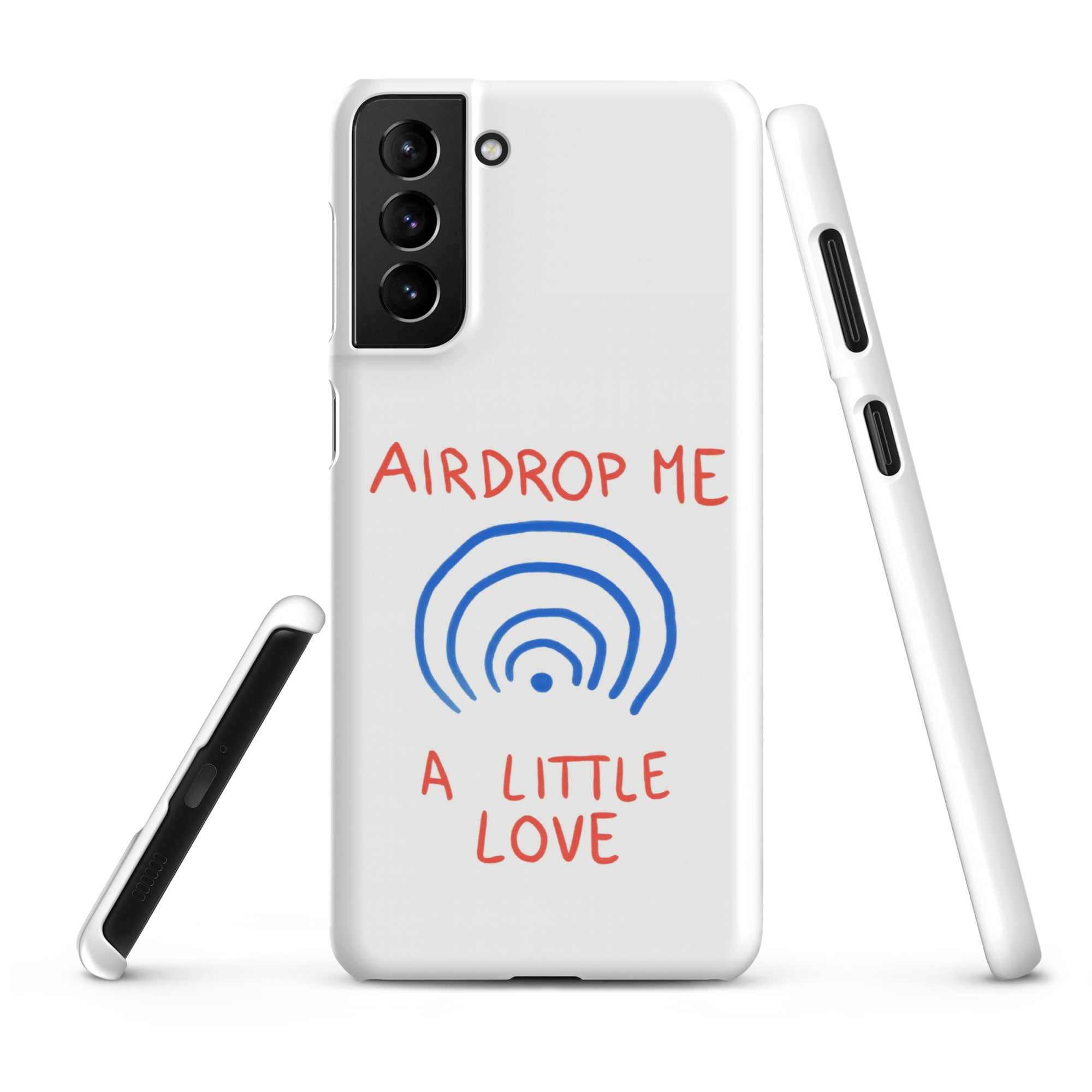 Cover Samsung Resistente – Compatibile con Ricarica Wireless – Design Airdrop Me-Biiply