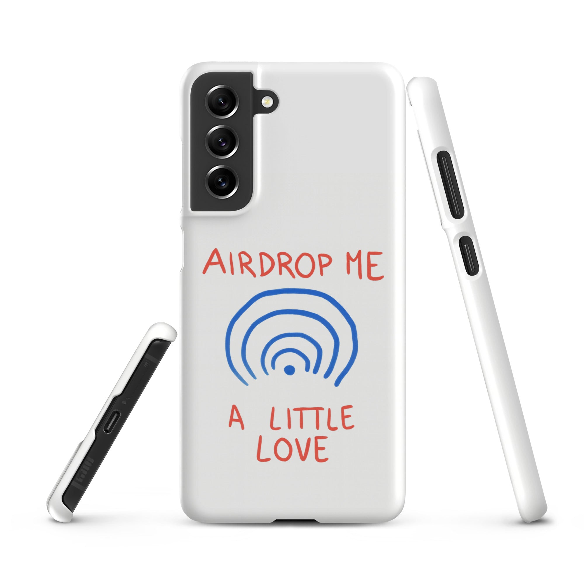 Cover Samsung Resistente – Compatibile con Ricarica Wireless – Design Airdrop Me-Biiply