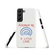 Cover Samsung Resistente – Compatibile con Ricarica Wireless – Design Airdrop Me-Biiply