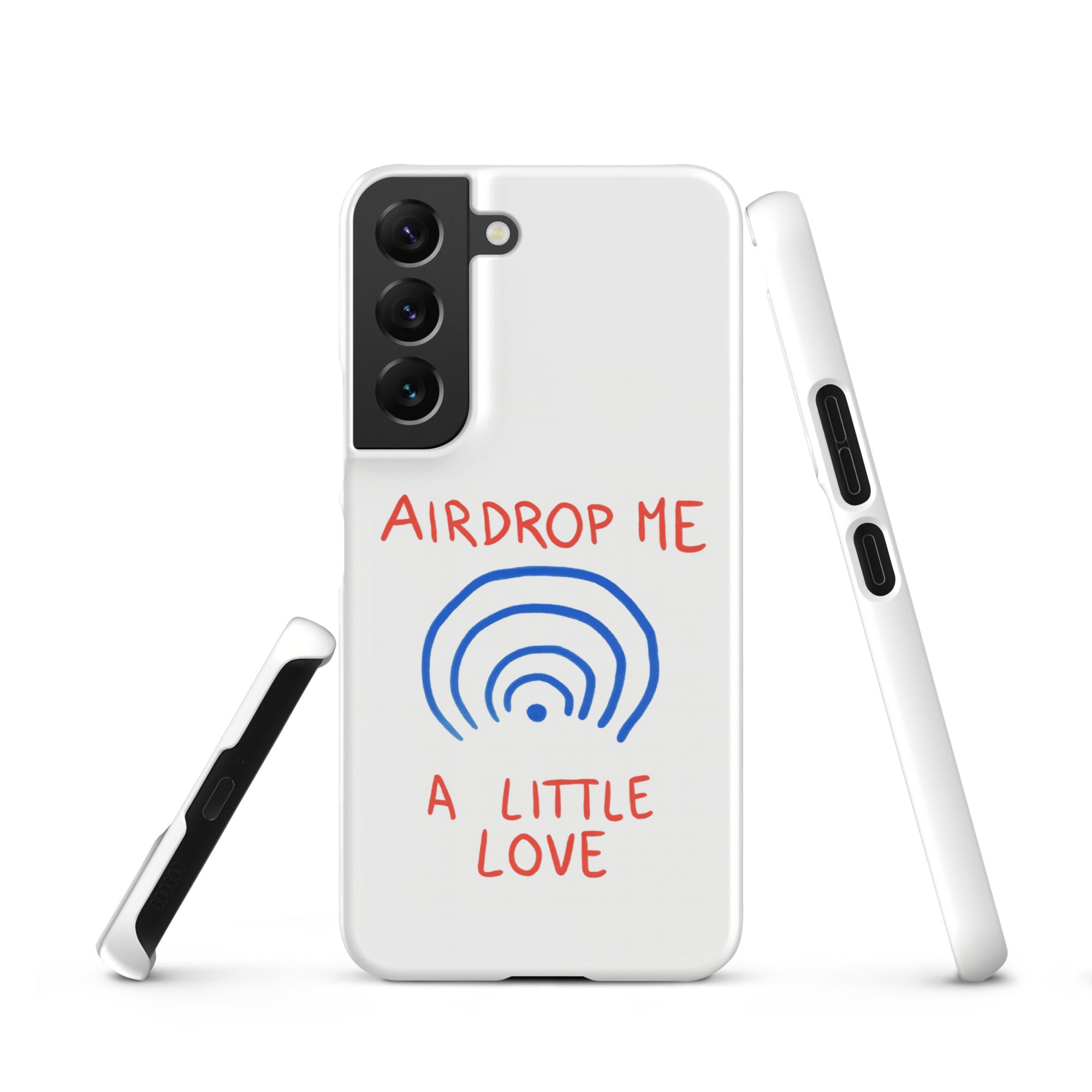 Cover Samsung Resistente – Compatibile con Ricarica Wireless – Design Airdrop Me-Biiply