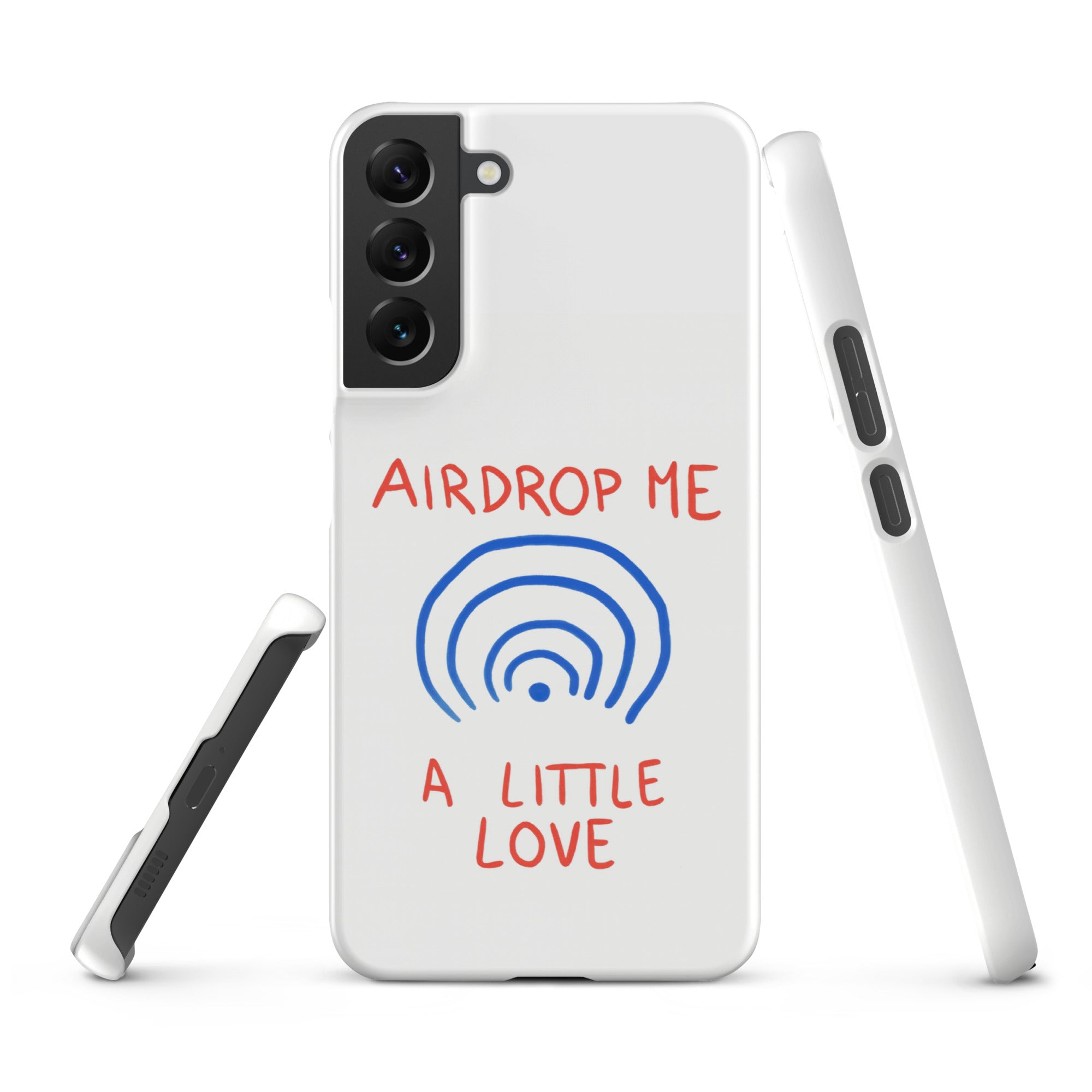 Cover Samsung Resistente – Compatibile con Ricarica Wireless – Design Airdrop Me-Biiply
