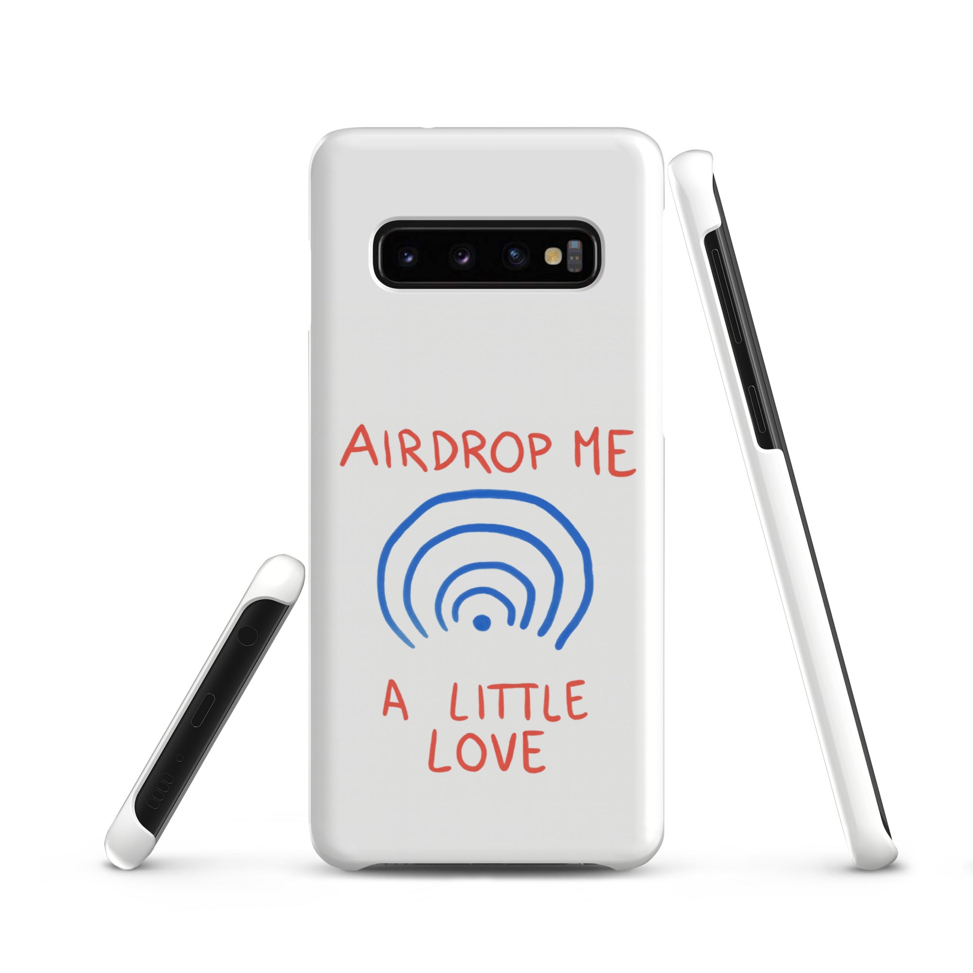 Cover Samsung Resistente – Compatibile con Ricarica Wireless – Design Airdrop Me-Biiply