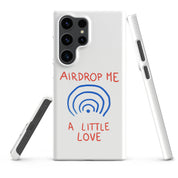 Cover Samsung Resistente – Compatibile con Ricarica Wireless – Design Airdrop Me-Biiply
