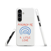 Cover Samsung Resistente – Compatibile con Ricarica Wireless – Design Airdrop Me-Biiply