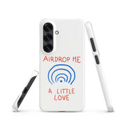 Cover Samsung Resistente – Compatibile con Ricarica Wireless – Design Airdrop Me-Biiply