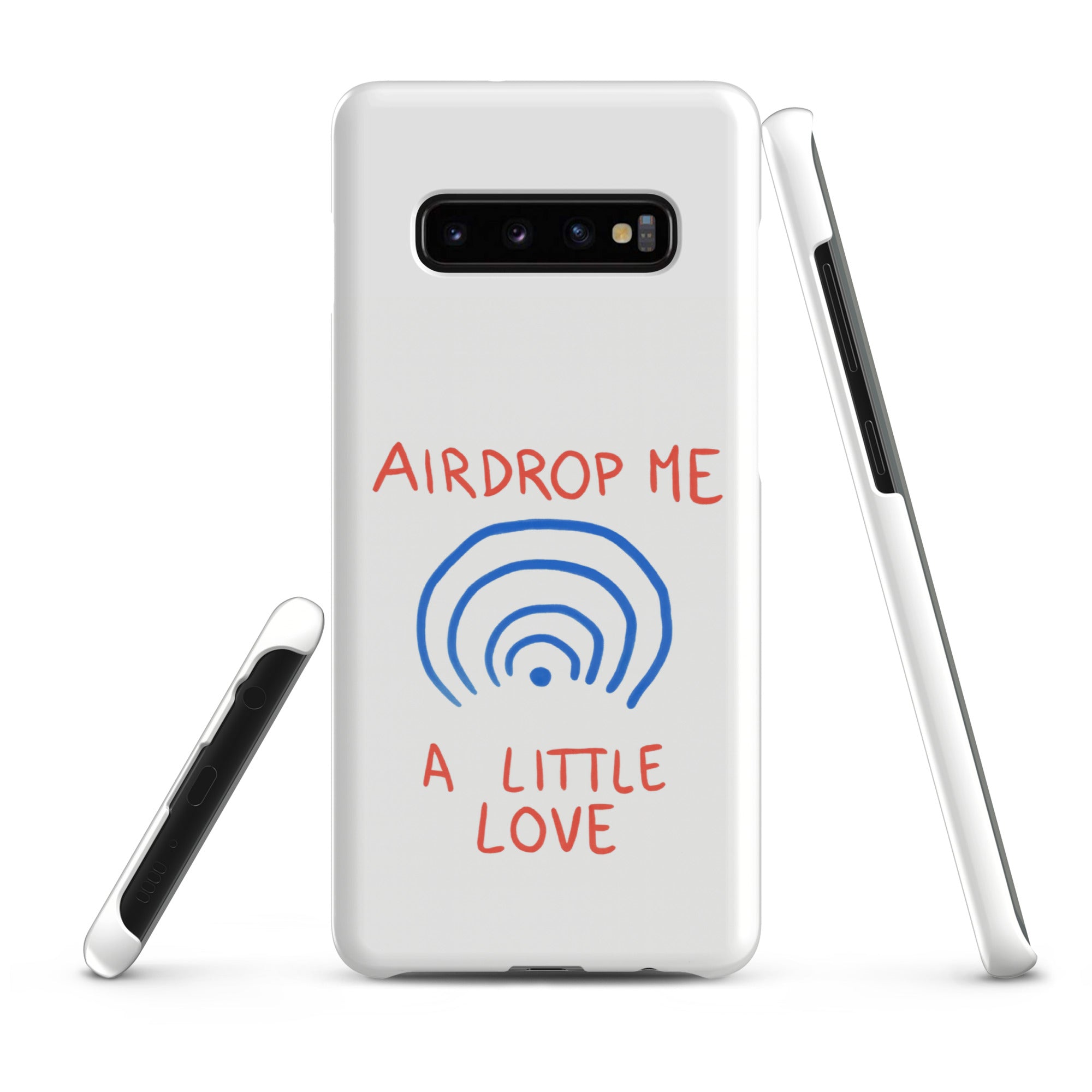 Cover Samsung Resistente – Compatibile con Ricarica Wireless – Design Airdrop Me-Biiply