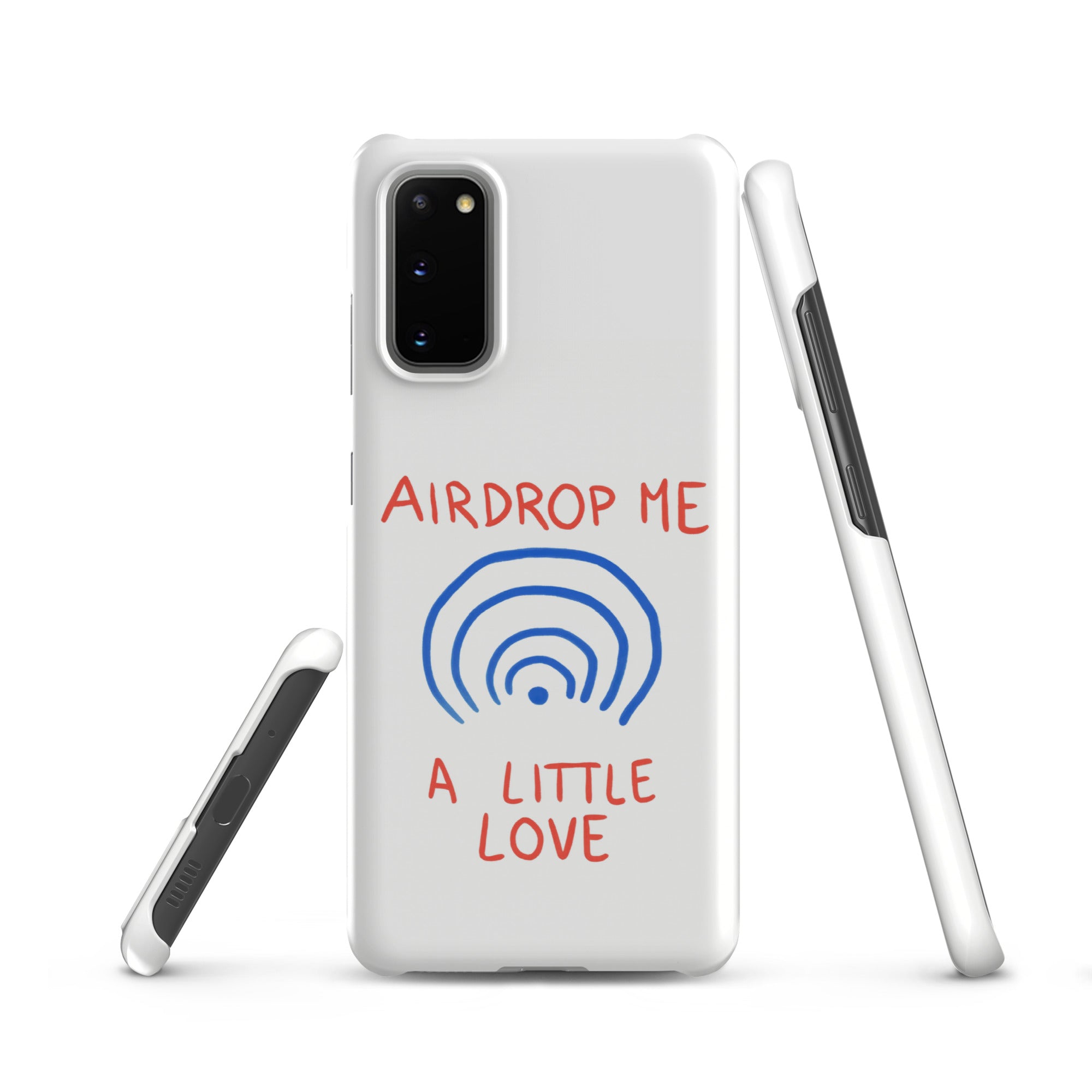 Cover Samsung Resistente – Compatibile con Ricarica Wireless – Design Airdrop Me-Biiply